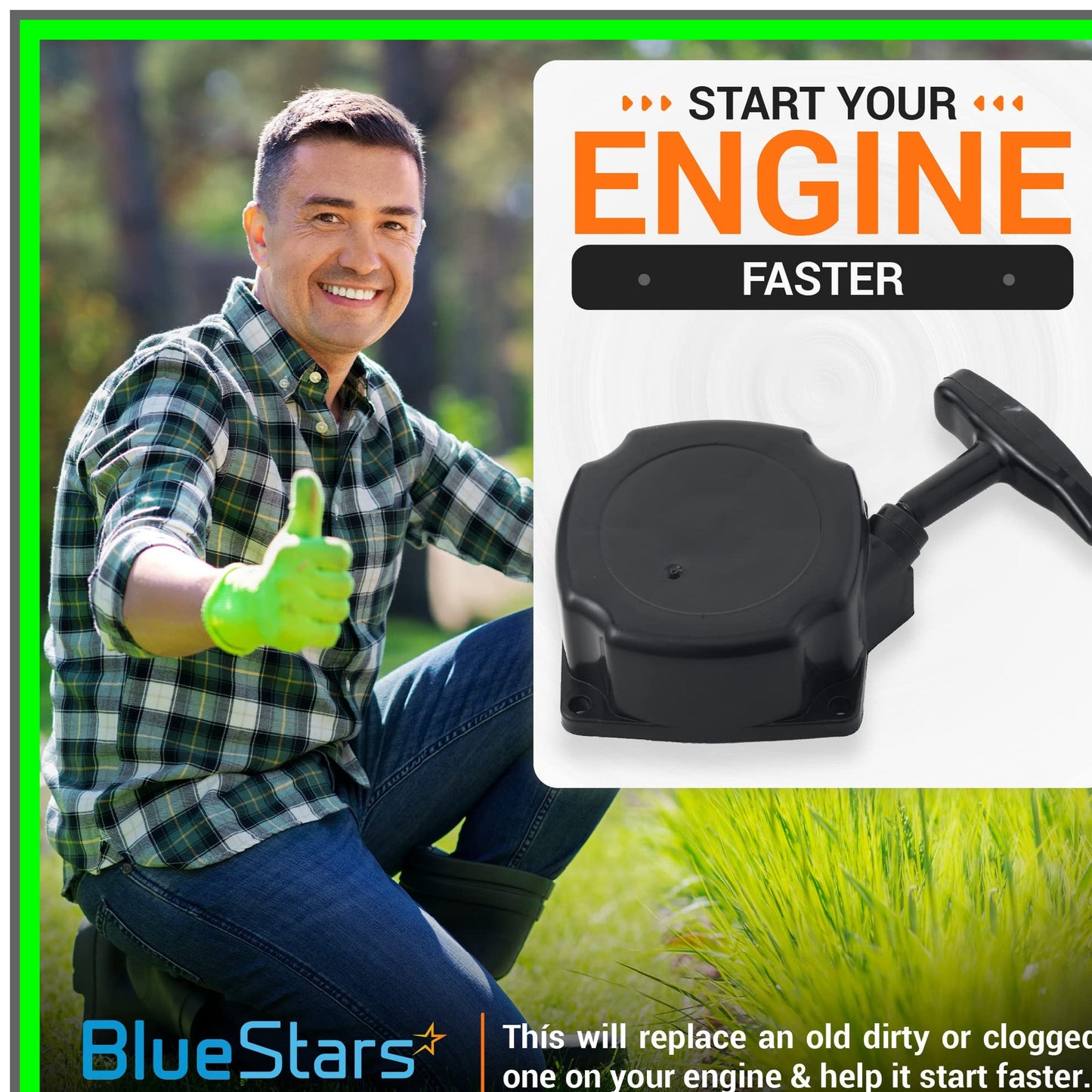 Durable 52cc 2HP Pull Start Recoil Starter for Earth Auger and Predator