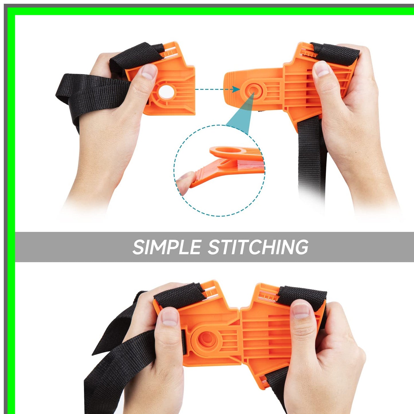 Adjustable Nylon Trimmer Harness Strap for Brush Cutters and Garden Tools