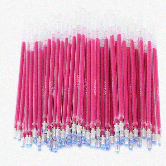 100Pcs Heat Erasable Fabric Marker Pen Refills