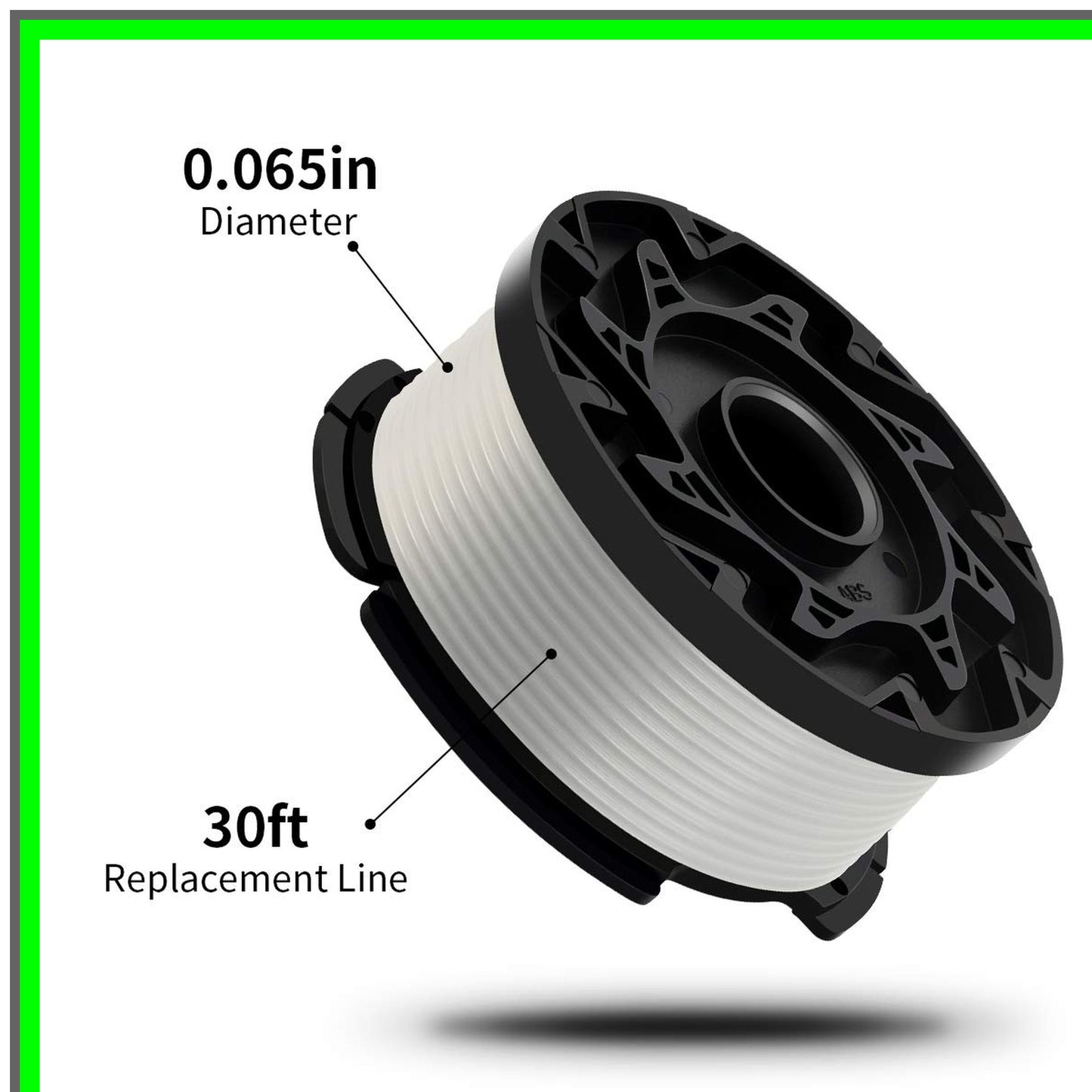 Efficient Trimmer Spool Set for Black and Decker AF-100, 30ft Line