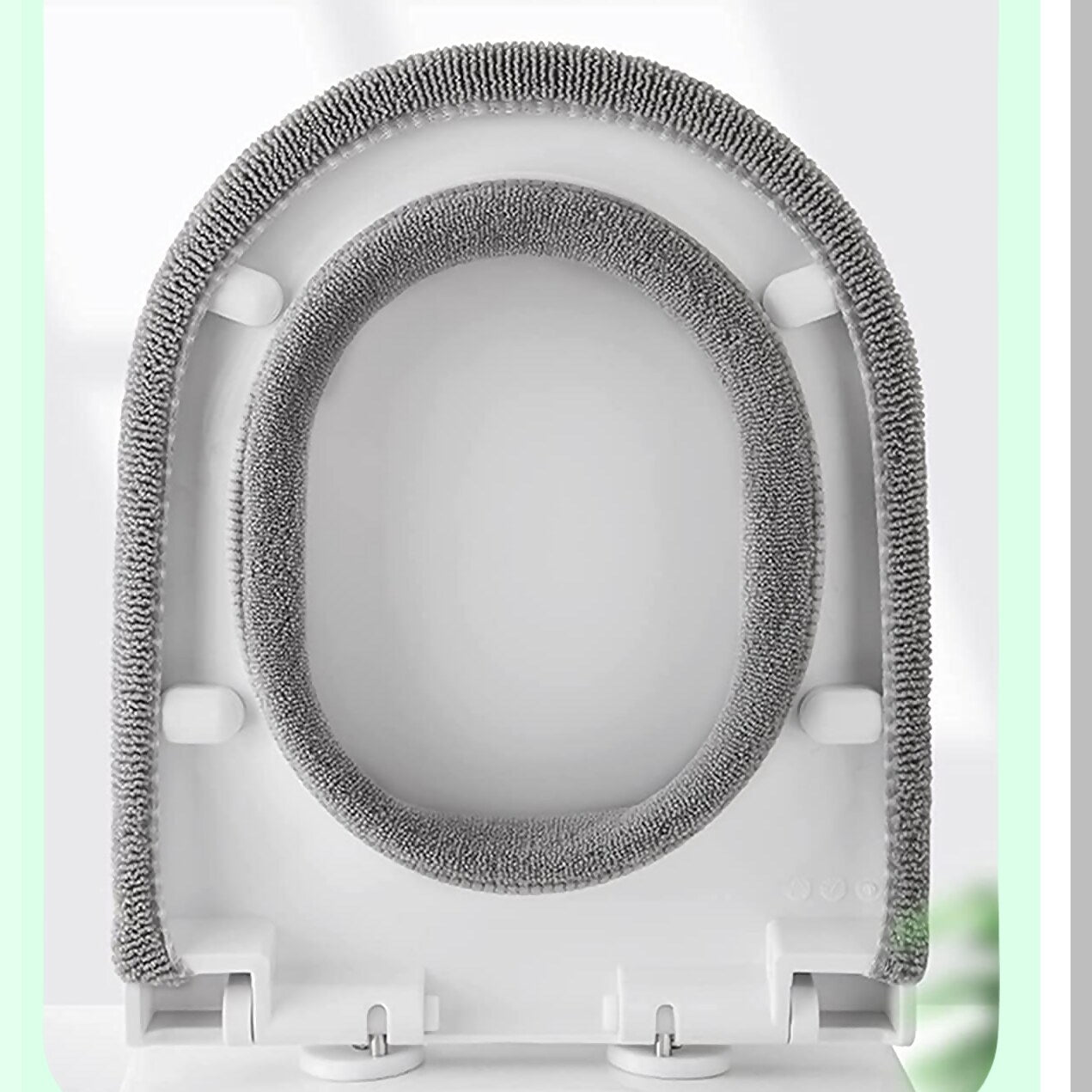 2 Pack Soft Bathroom Warmer Handle Tet Seat Covers