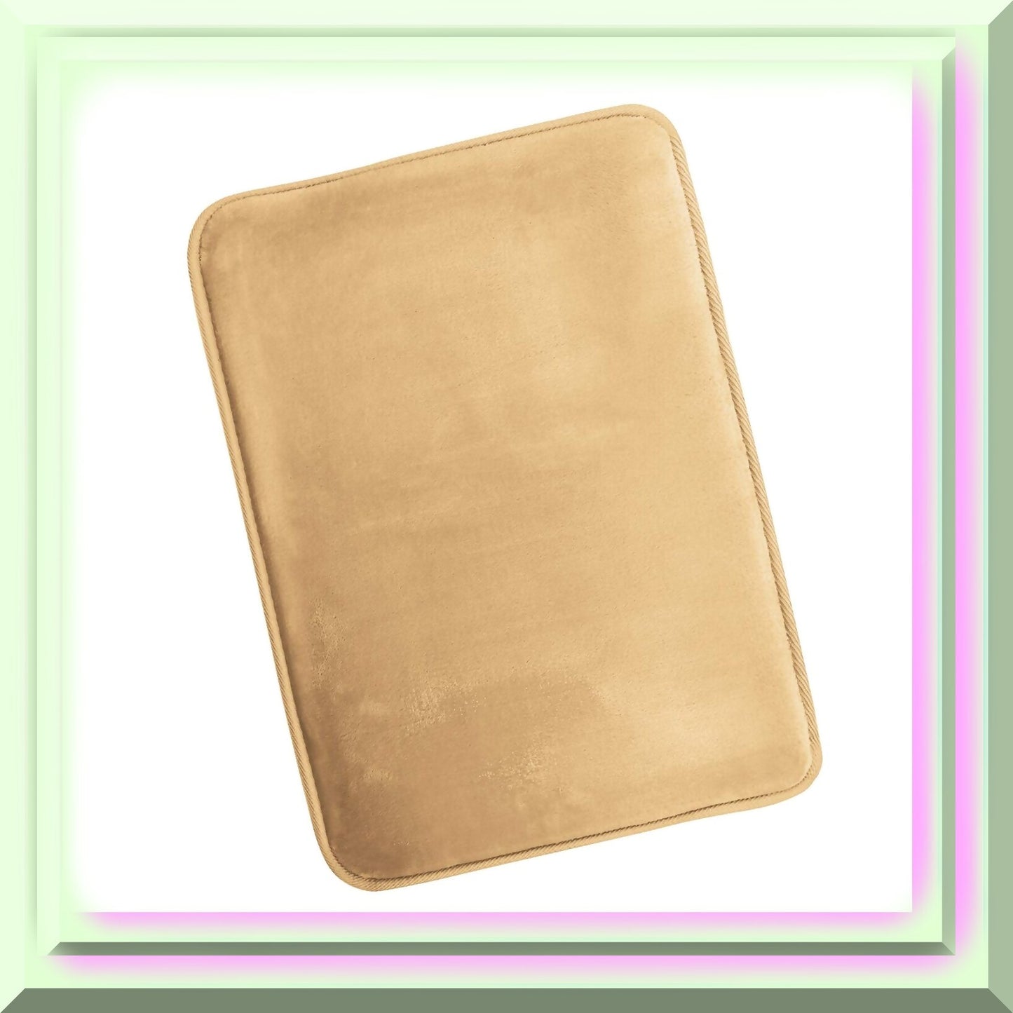 Bathroom Rug 17x24 Ultra Soft Plush Non-Slip Camel Gold