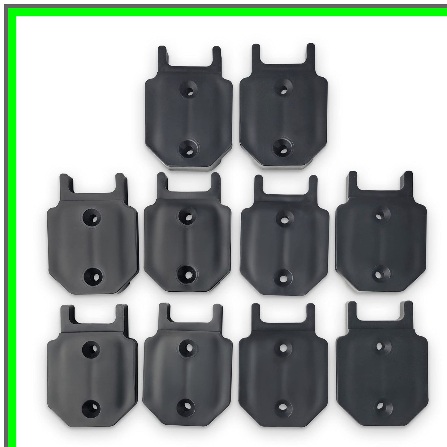 Tool Holder Mounts Set for 20V and 60V Equipment - 10 Pack