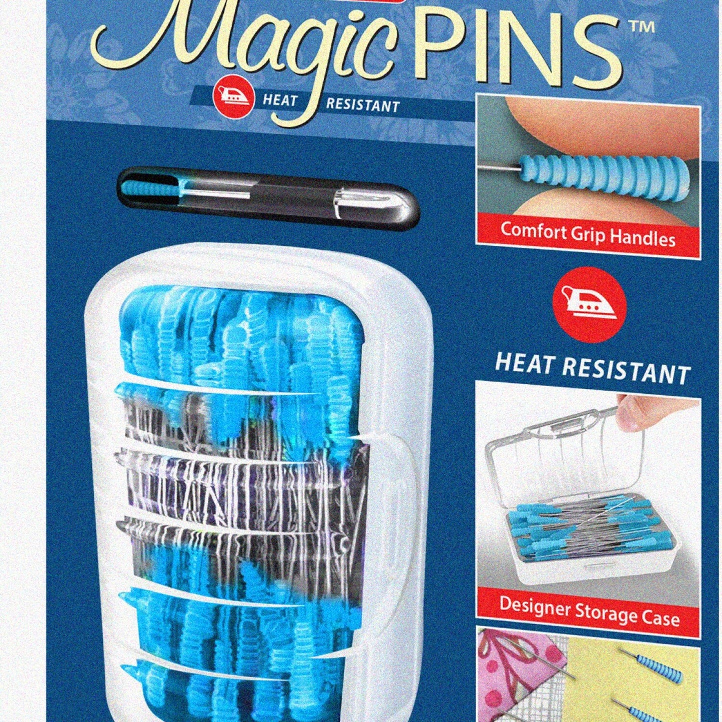 Comfort Grip Quilting Pins 100 Count