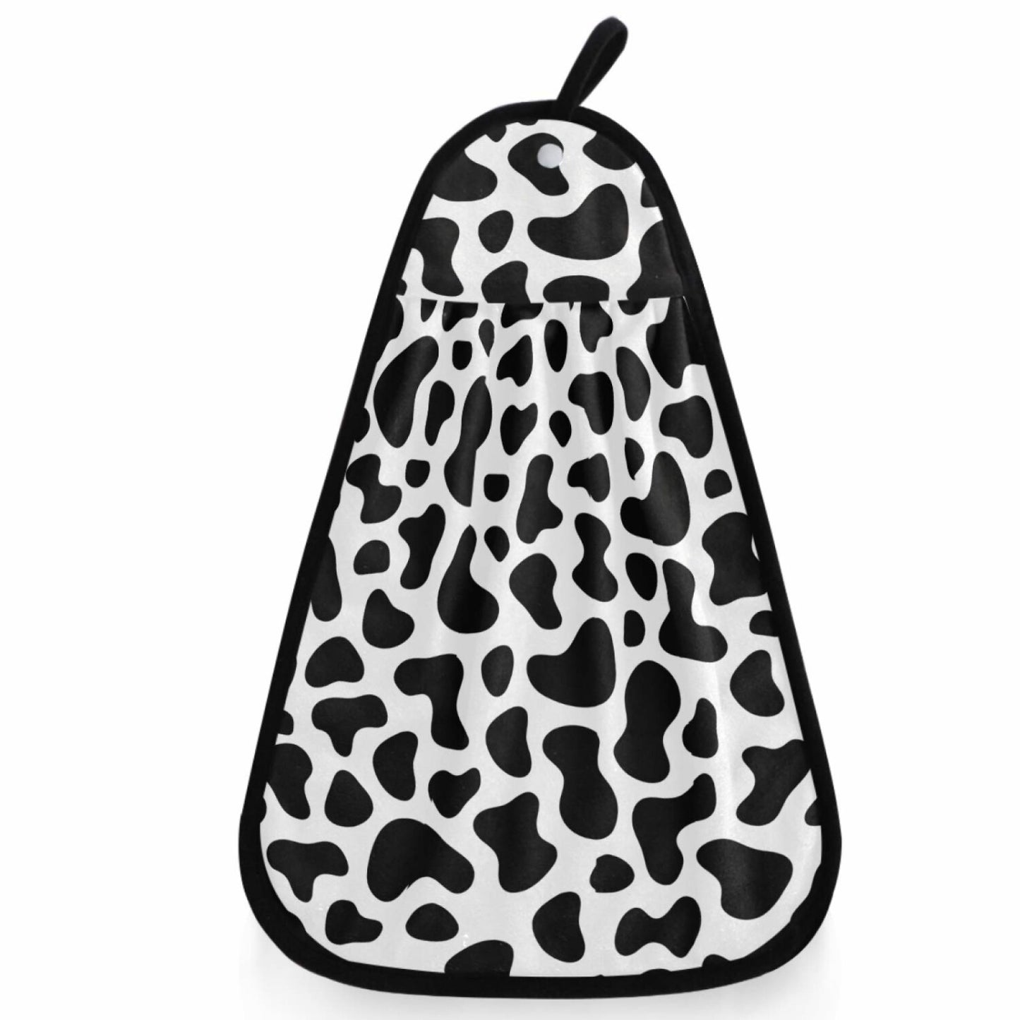 Cow Spot Kitchen Dish Towel with Hanging Loop