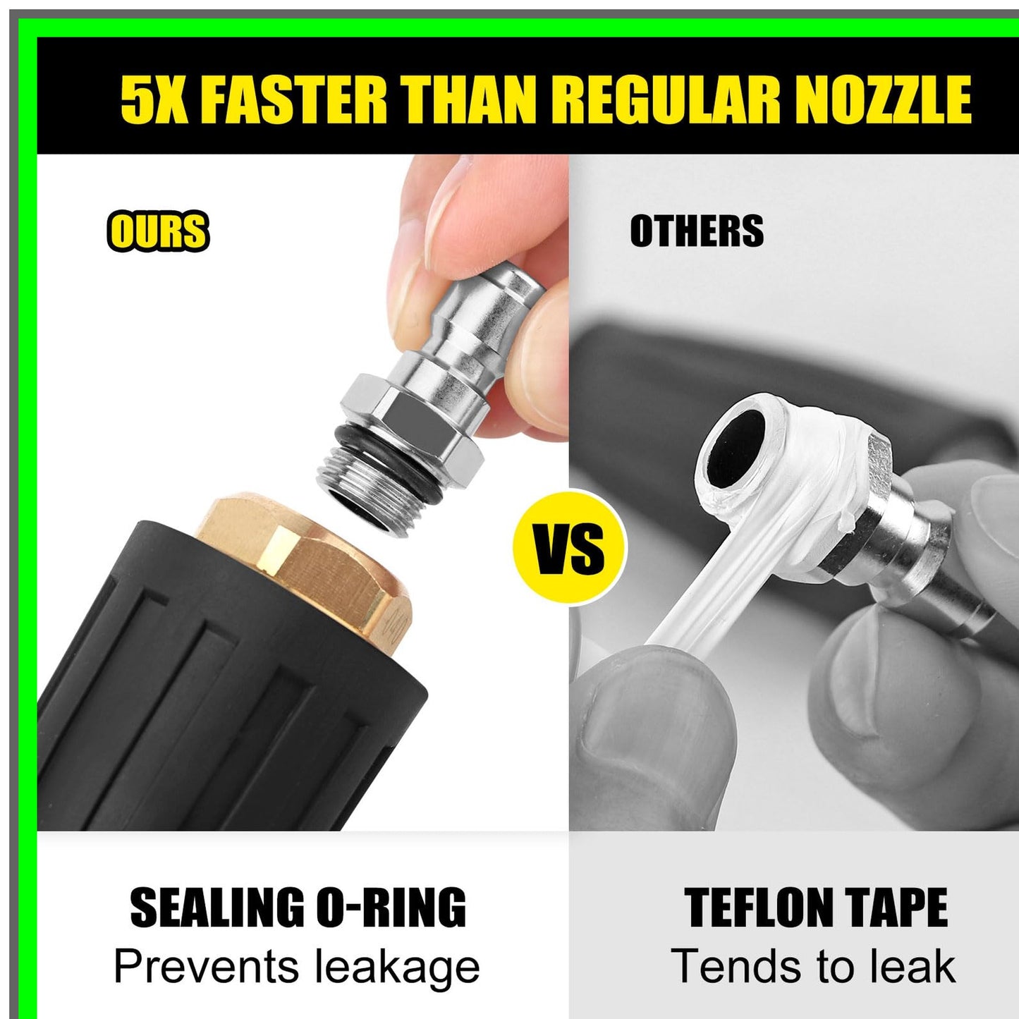 High-Performance Turbo Nozzle for 4000PSI Pressure Washers, 4.0GPM