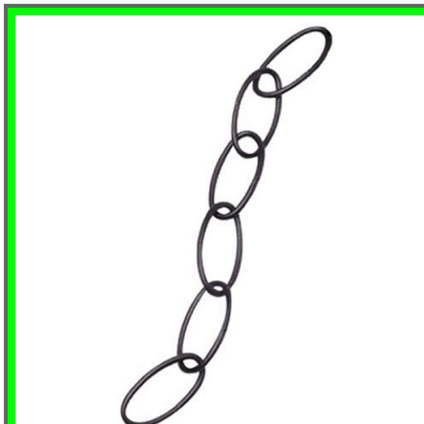 Black 36-Inch Chain Extender for Versatile Length Adjustments