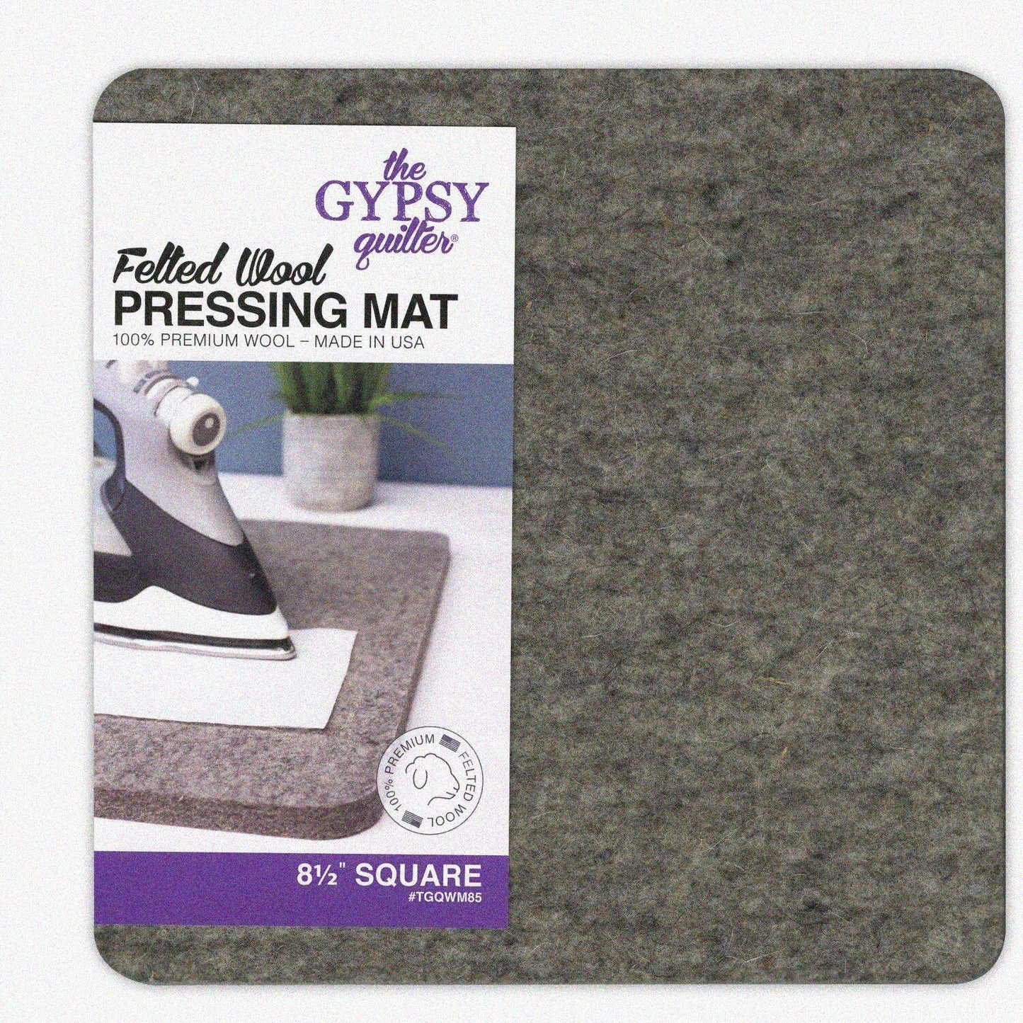 Felted Wool Pressing Mat 8.5"x8.5"x0.5"