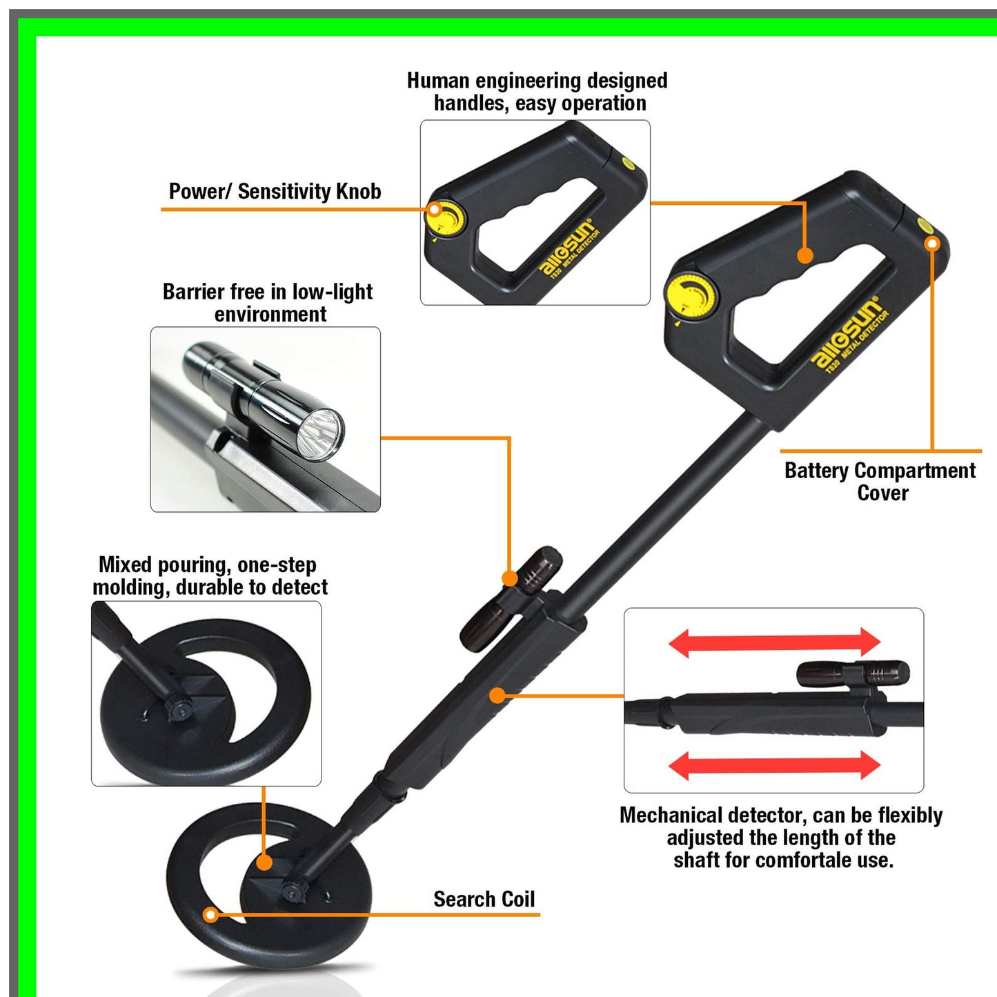 Junior Explorer Metal Detector for Kids - Fun Beach and Yard Adventure Tool