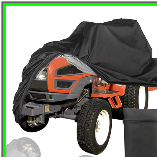 Heavy Duty Waterproof Lawn Mower Cover with UV Protection and Storage Bag