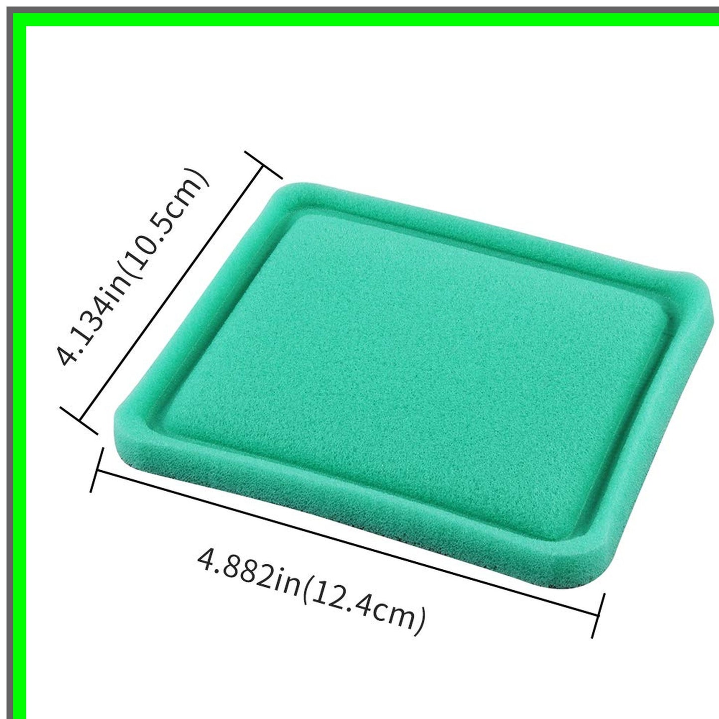 Dual Pack Air Filter Replacement for Briggs Stratton Lawn Mowers 491588