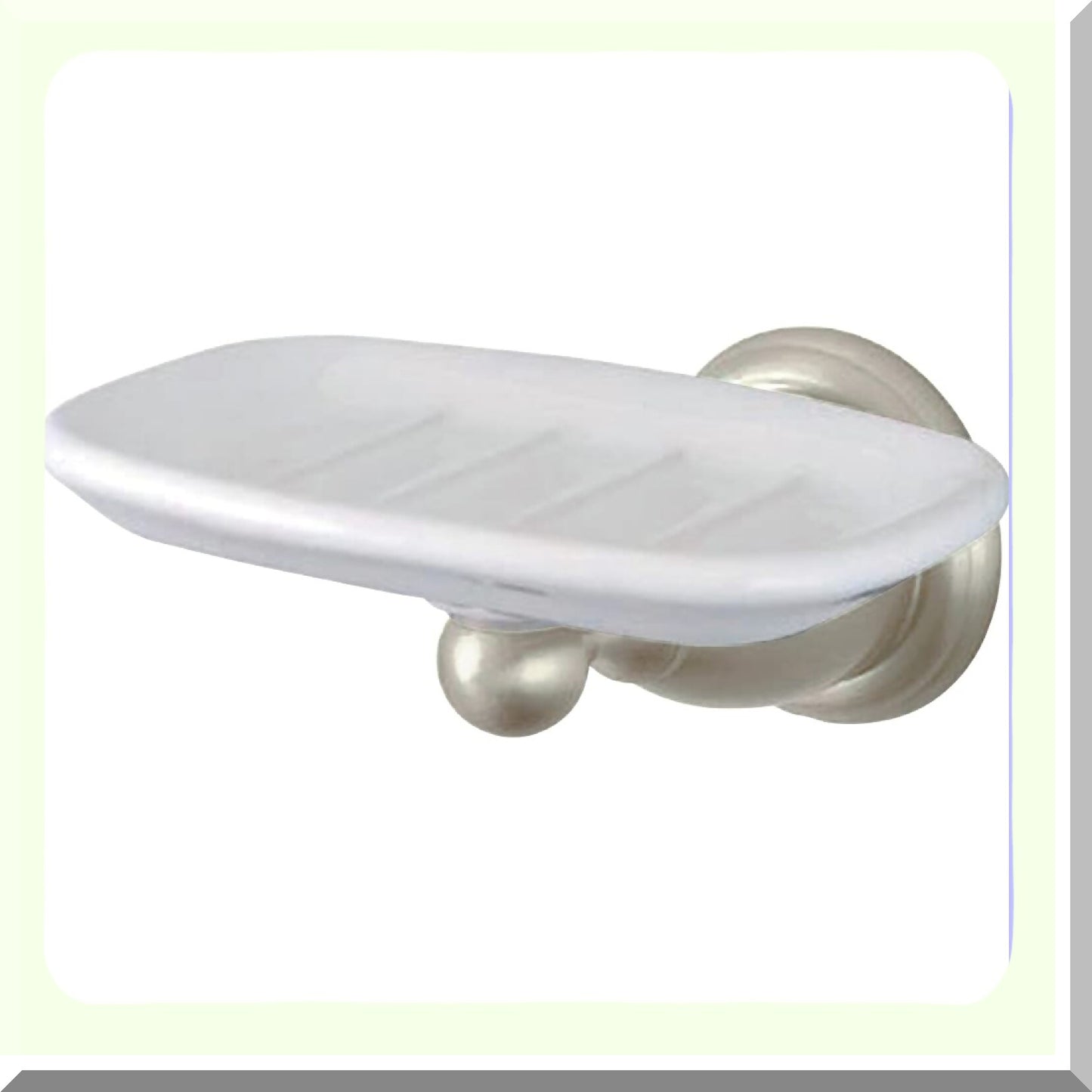 Heritage Soap Dish 5-1/2-Inch Brushed Nickel