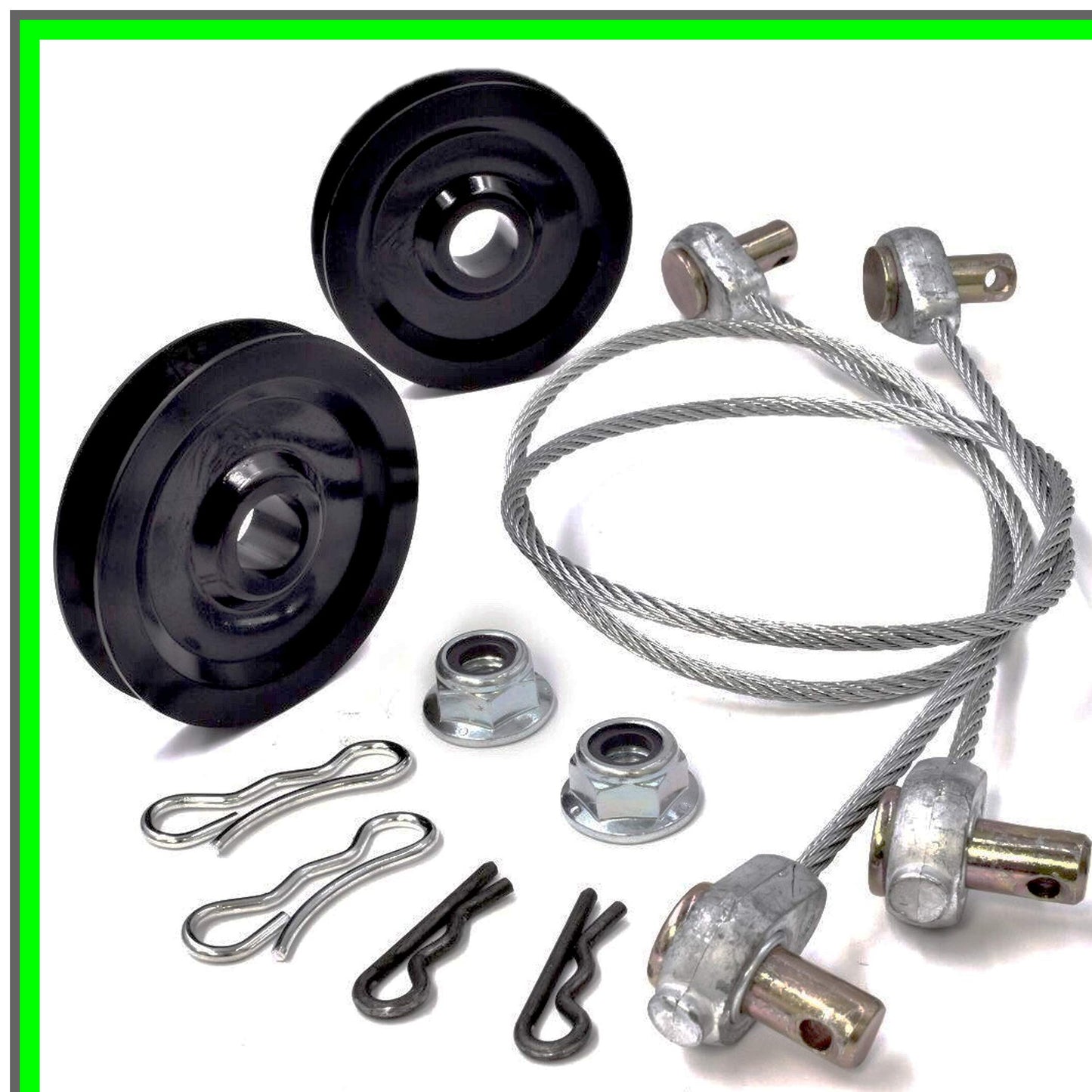 Deck Lift Pulley and Cable Hardware Kit for Cub Cadet Troy-Bilt Ryobi