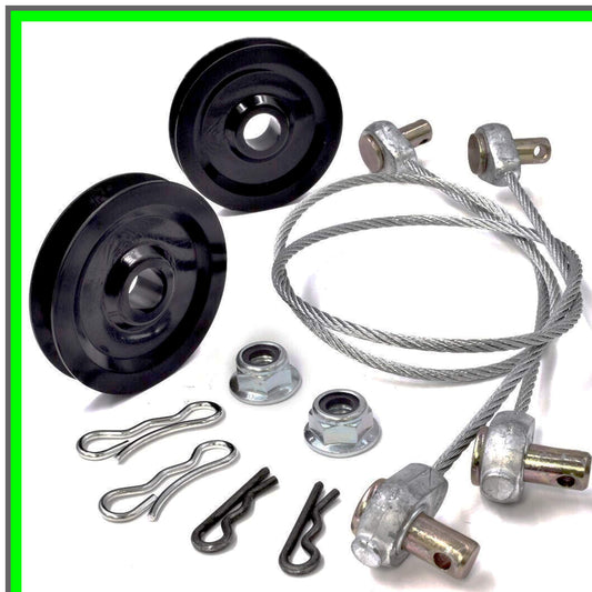 Deck Lift Pulley and Cable Hardware Kit for Cub Cadet Troy-Bilt Ryobi