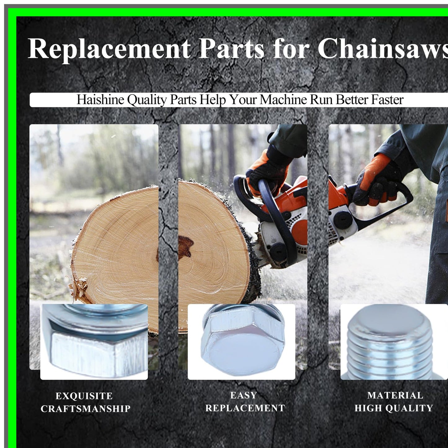 Cylinder Compression Plug Set for HUSQVARNA Chainsaw Models 51 55 445 450 455 460 461 550XP 555 560XP 570 575XP 576XP