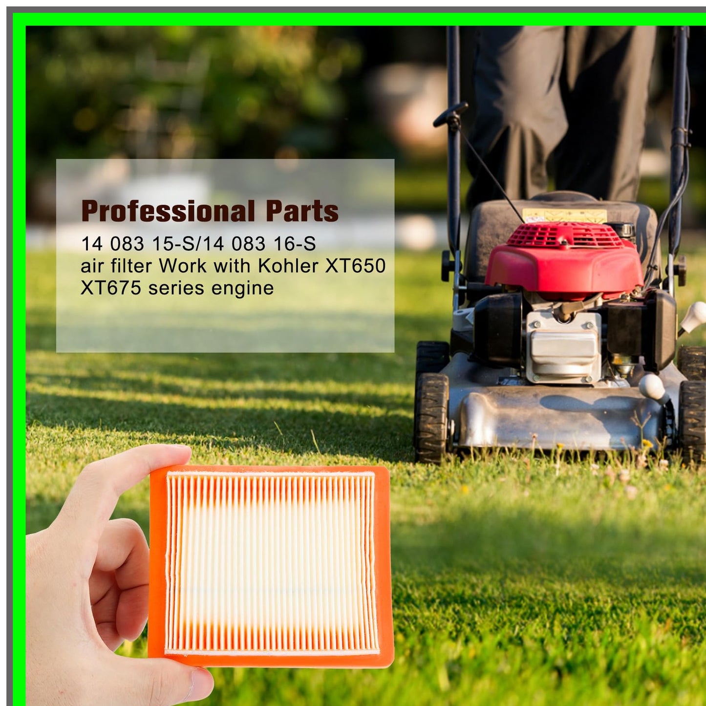 Efficient Air Filter Set for 149CC XT650 XT675 Engine Lawn Mowers