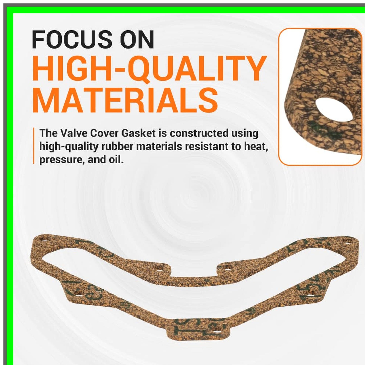 Courage Engine Valve Cover Gasket Set for SV470 SV600 18HP 20HP - 2 Pack