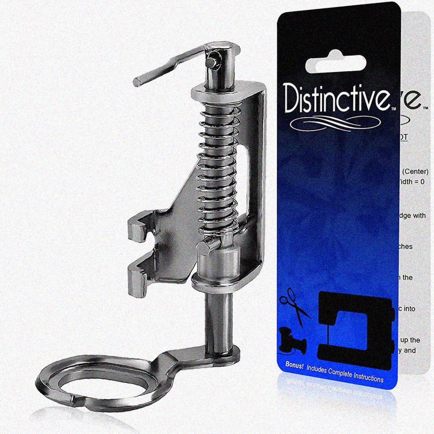 Large Metal Darning/Free Motion Presser Foot for Low Shank Sewing Machines