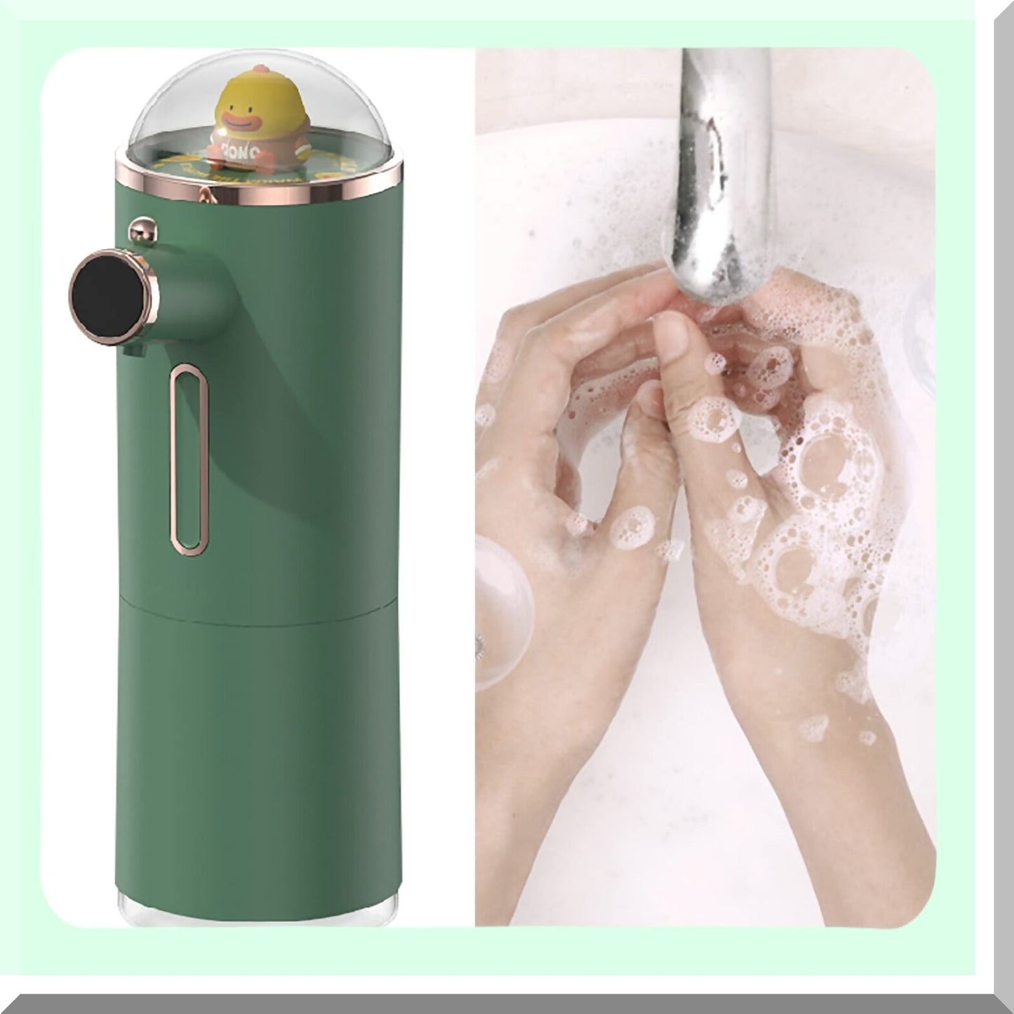 Automatic Foam Dispenser Infrared Sensor Green