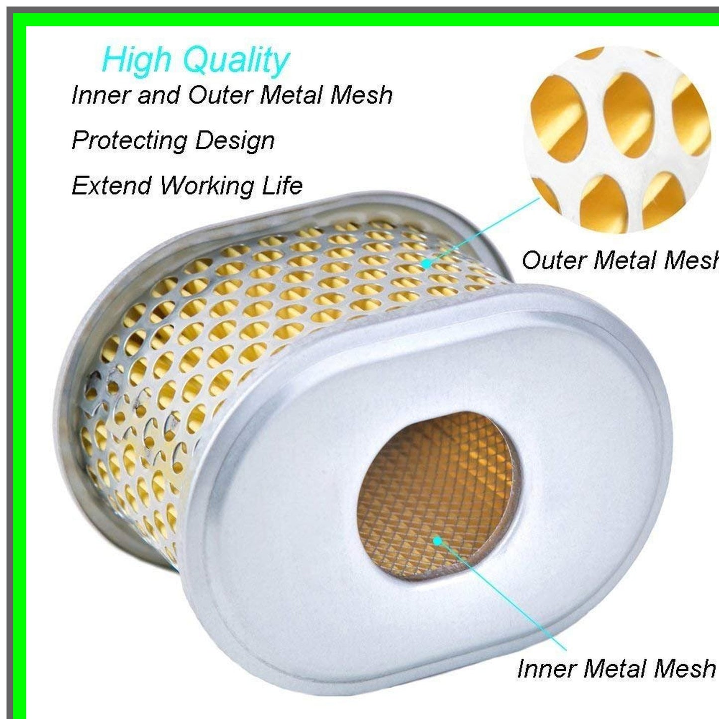 Dual Pack Air Filter for Honda GX160 GX200 GX140 Engine with Pre Filter