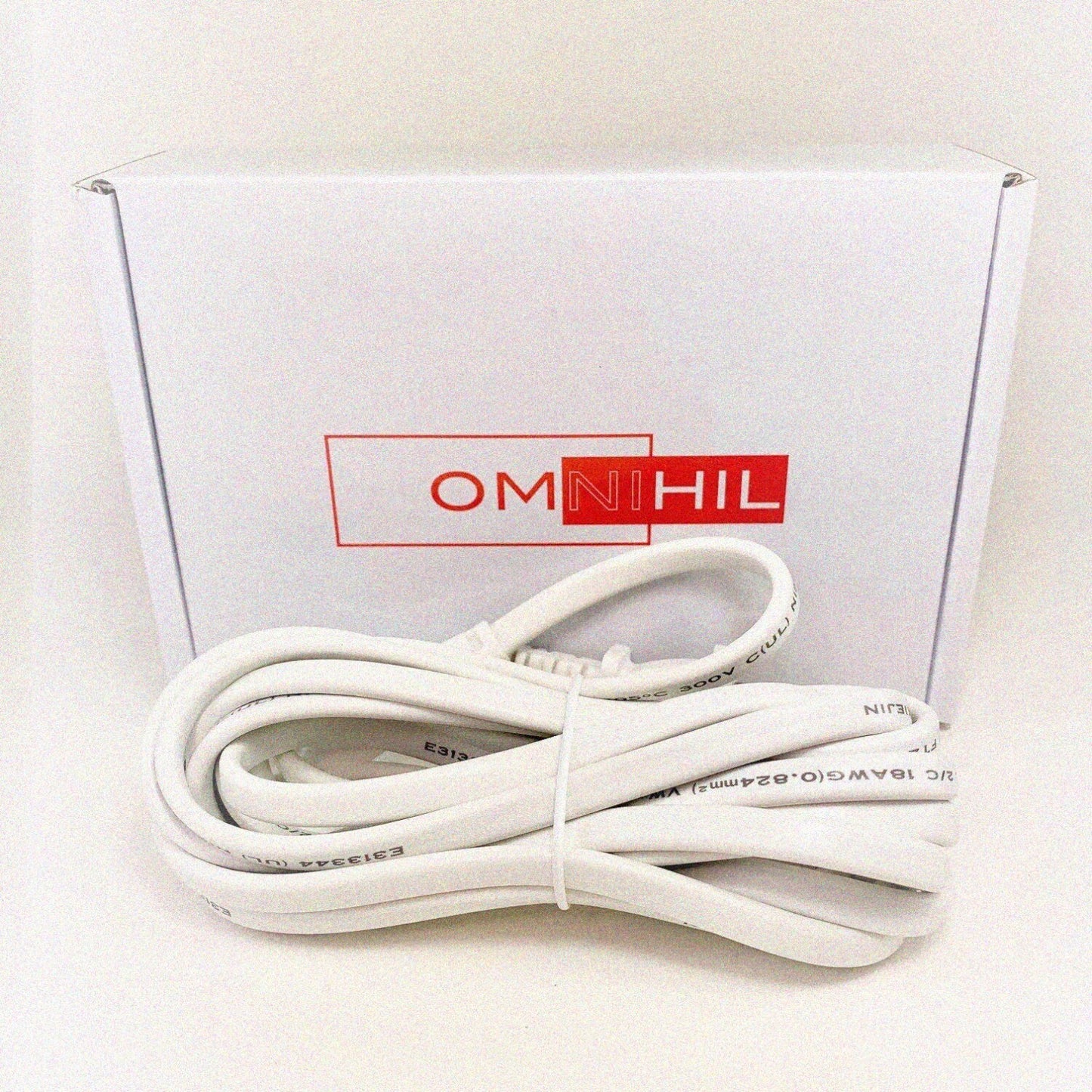 White 10FT AC Power Cord for Sewing Machines