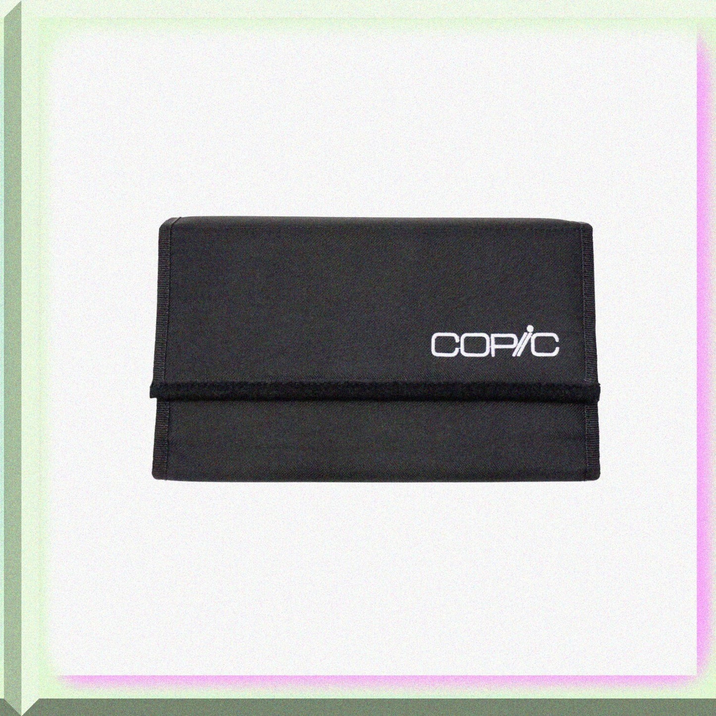 24 Count Transparent Black Marker Storage Wallet