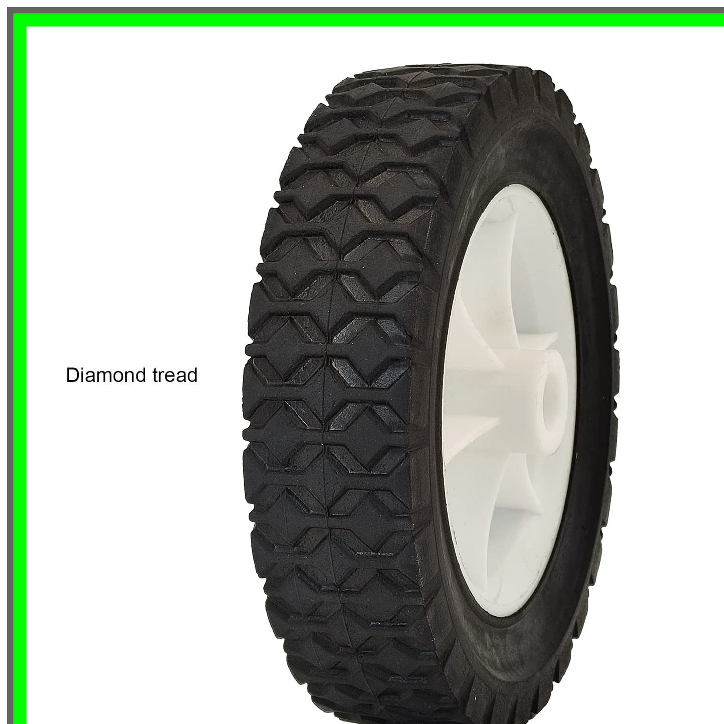 Universal 6 Inch Plastic Wheel for Hand Trucks and Lawn Equipment