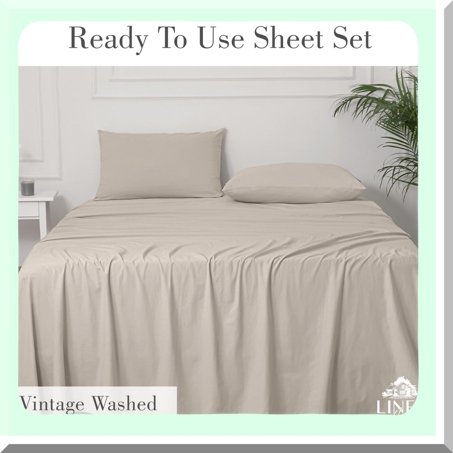 SilverCool Cotton Bedding Set - Deep Pocket Percale Sheets with Envelope Closure Pillowcases for a Comfortable and Refreshing Sleep Experience