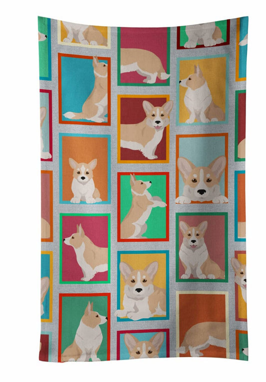 Fawn Corgi Kitchen Towel 15x25 Inches