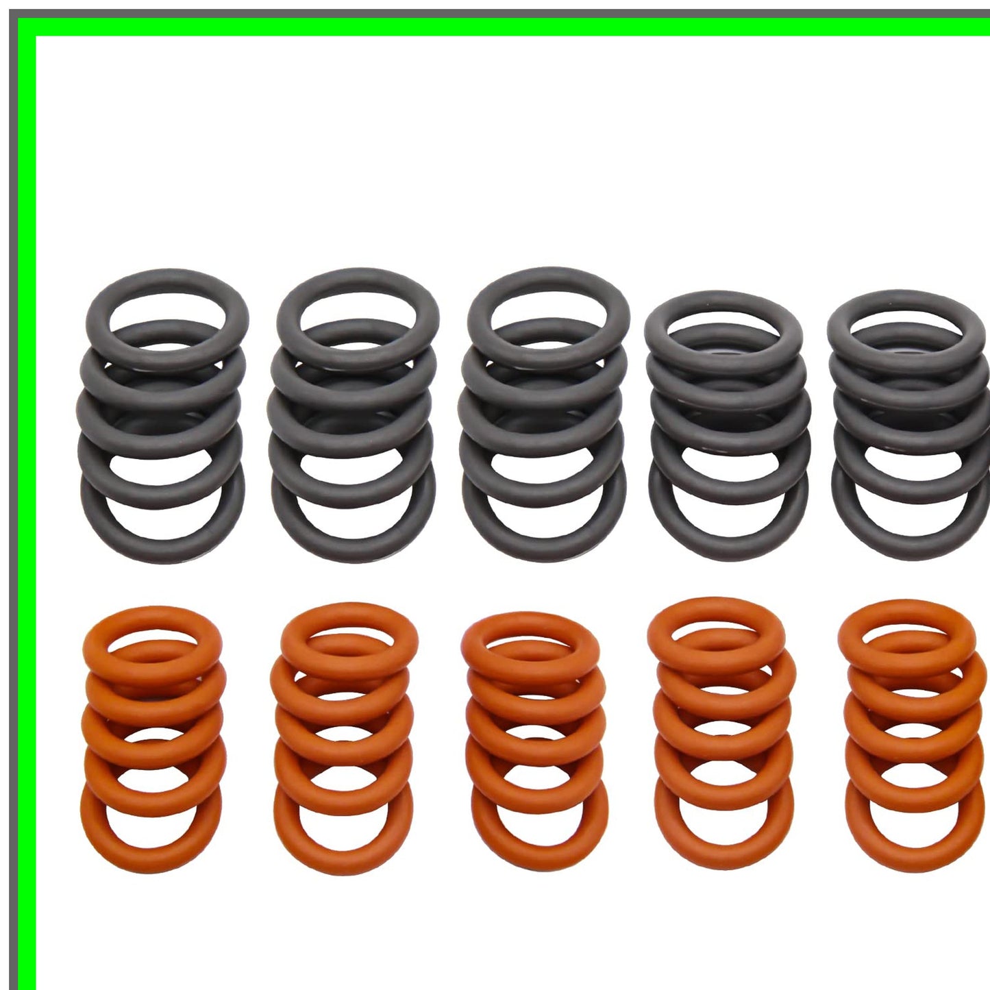Quick Connect Pressure Washer Coupler Set with Colored O-Rings 50-Pack