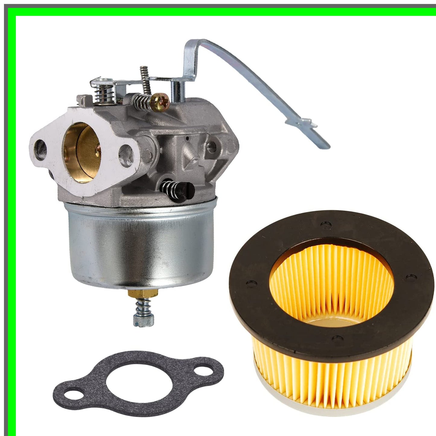 Tecumseh Carburetor and Gasket Set with Air Filter for HS40 HS50 Engines