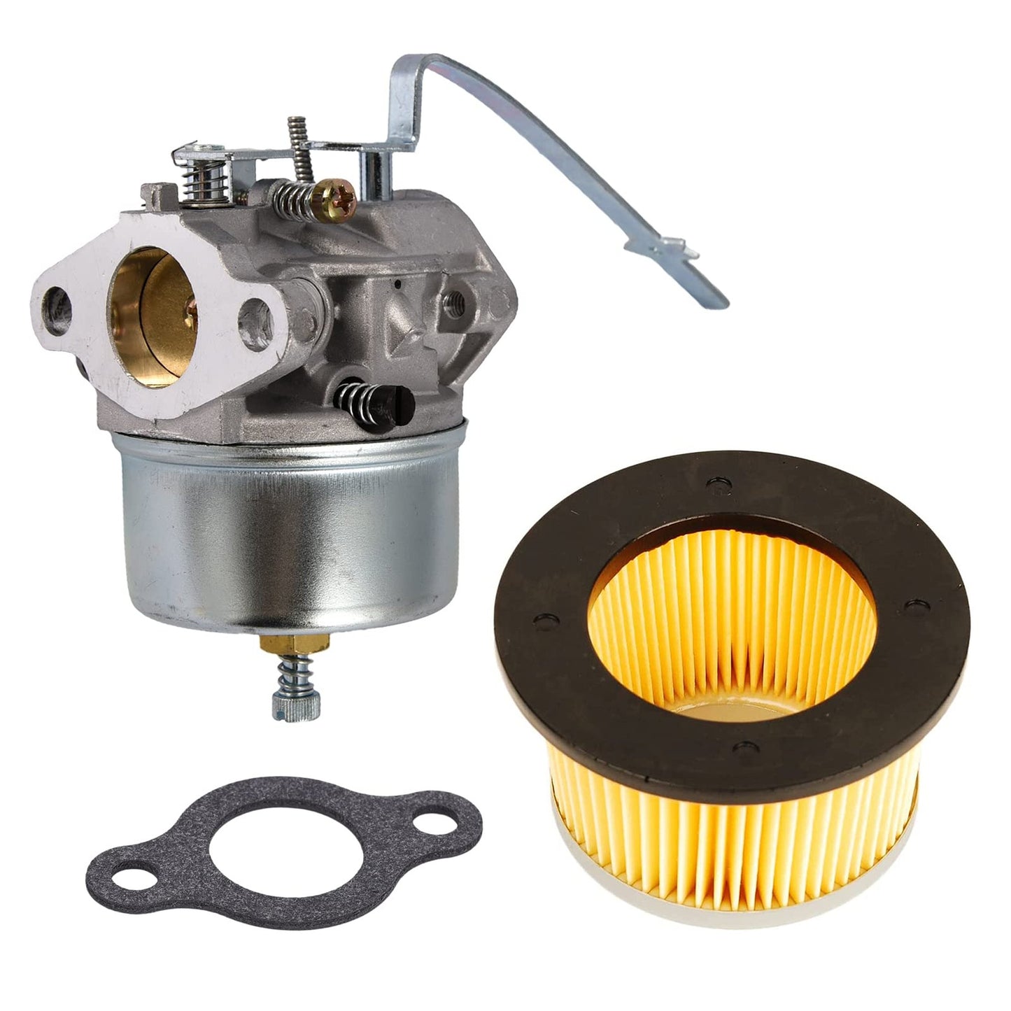 Tecumseh Carburetor and Gasket Set with Air Filter for HS40 HS50 Engines