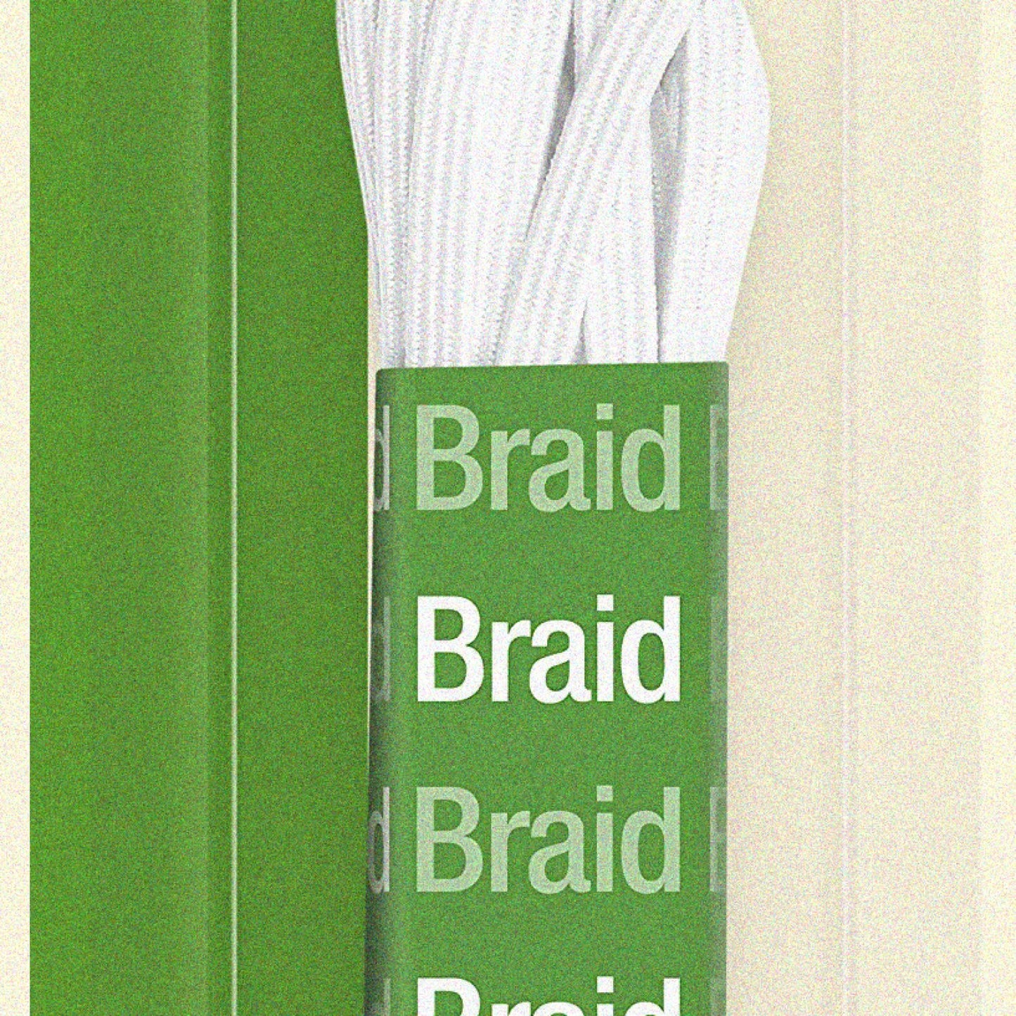 Braided Elastic 1/8" x 4yd White
