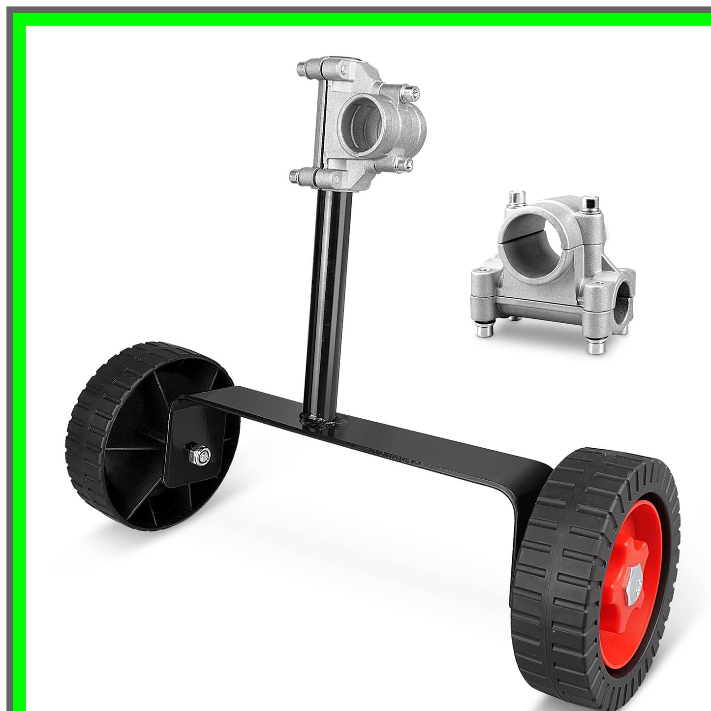 Versatile Adjustable Trimmer Support Wheel for 26mm and 28mm Brushcutters