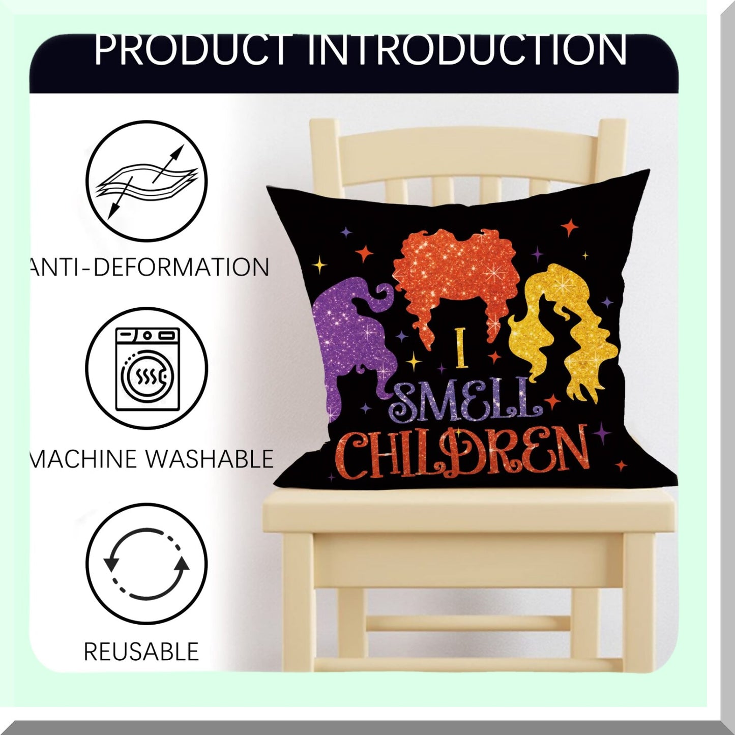 Fall Magic Polka Dot Pillow Covers - Set of 4, Halloween Outdoor Decor, Black Purple Holiday Cushion Cases - 16 x 16 Sofa Couch Home Decor