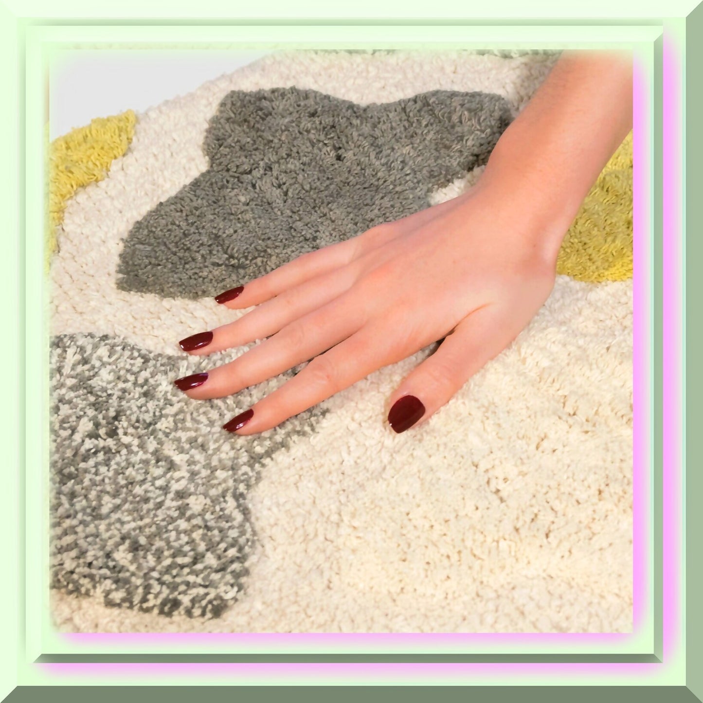 2-Piece Cotton Bath Rug Set 21"x34" & 17"x24"