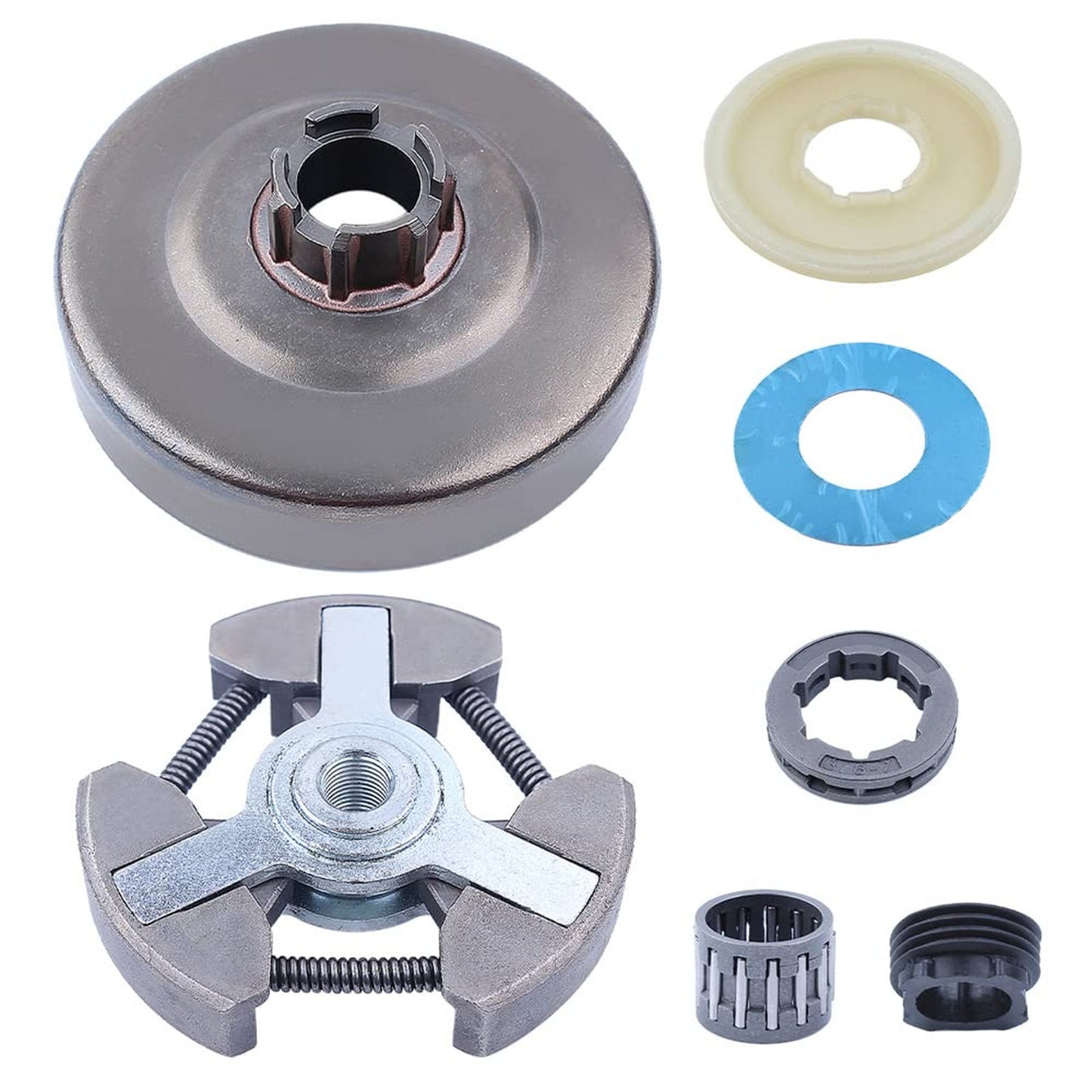 Jonsered Chainsaw Rim Sprocket Clutch Drum Kit 3/8" 7T Compatible Parts