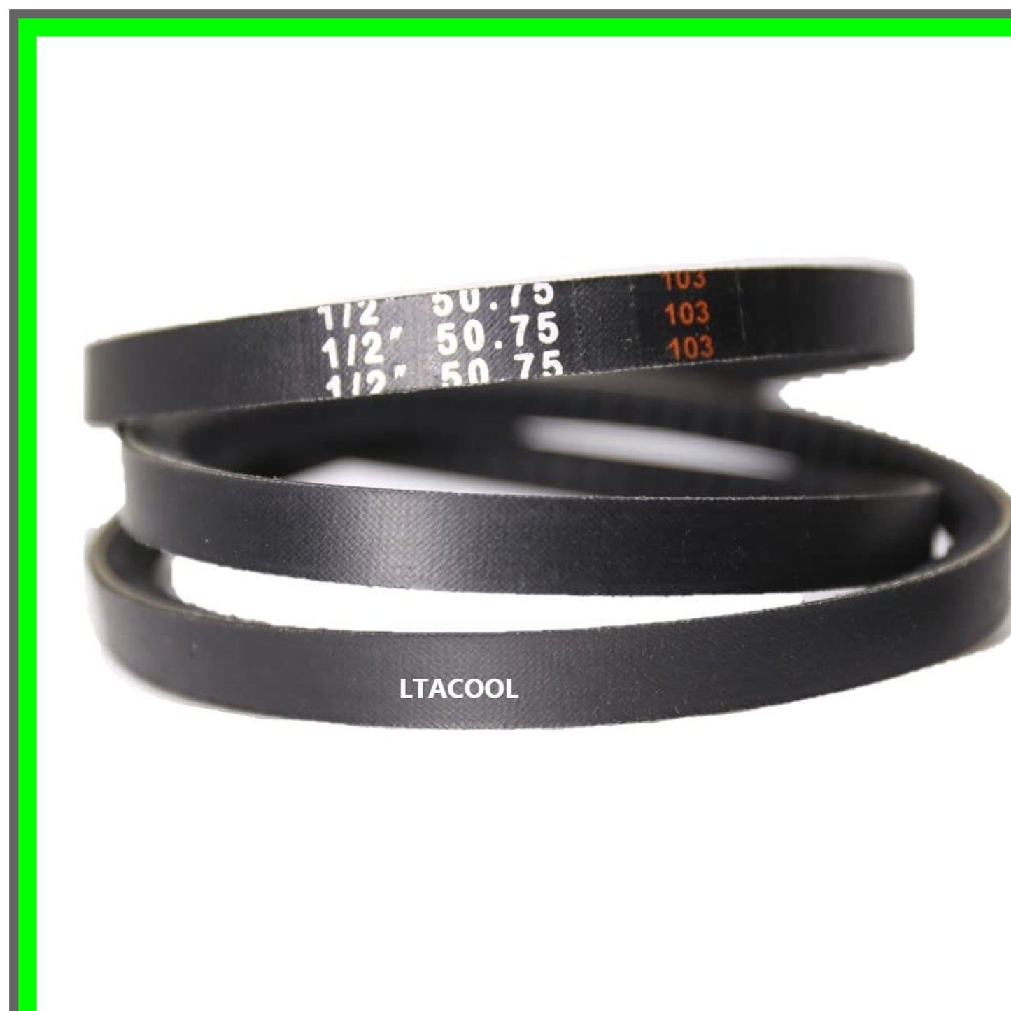 Durable Cogged Drive Belt 1/2"x 50 3/4" for Hustler Lawn Mowers
