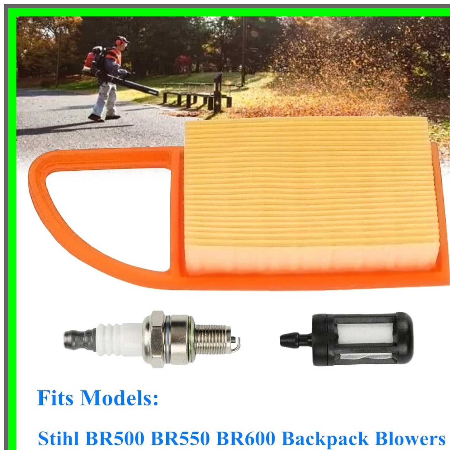Stihl Backpack Blower Air Fuel Filter Spark Plug Replacement Kit