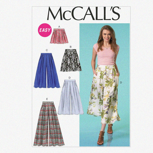 Misses' Shorts and Pants Pattern F5 16-24