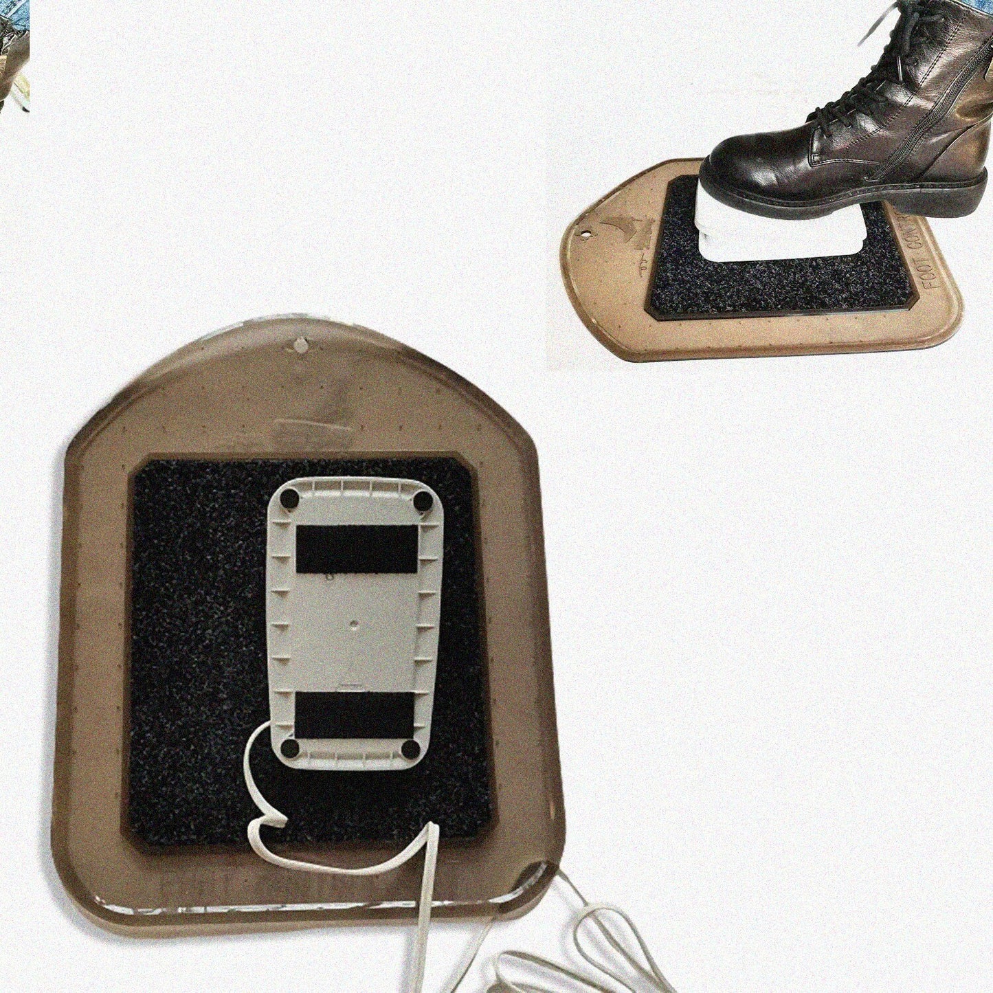 Sewing Machine Foot Pedal Mat with Sticky Strips