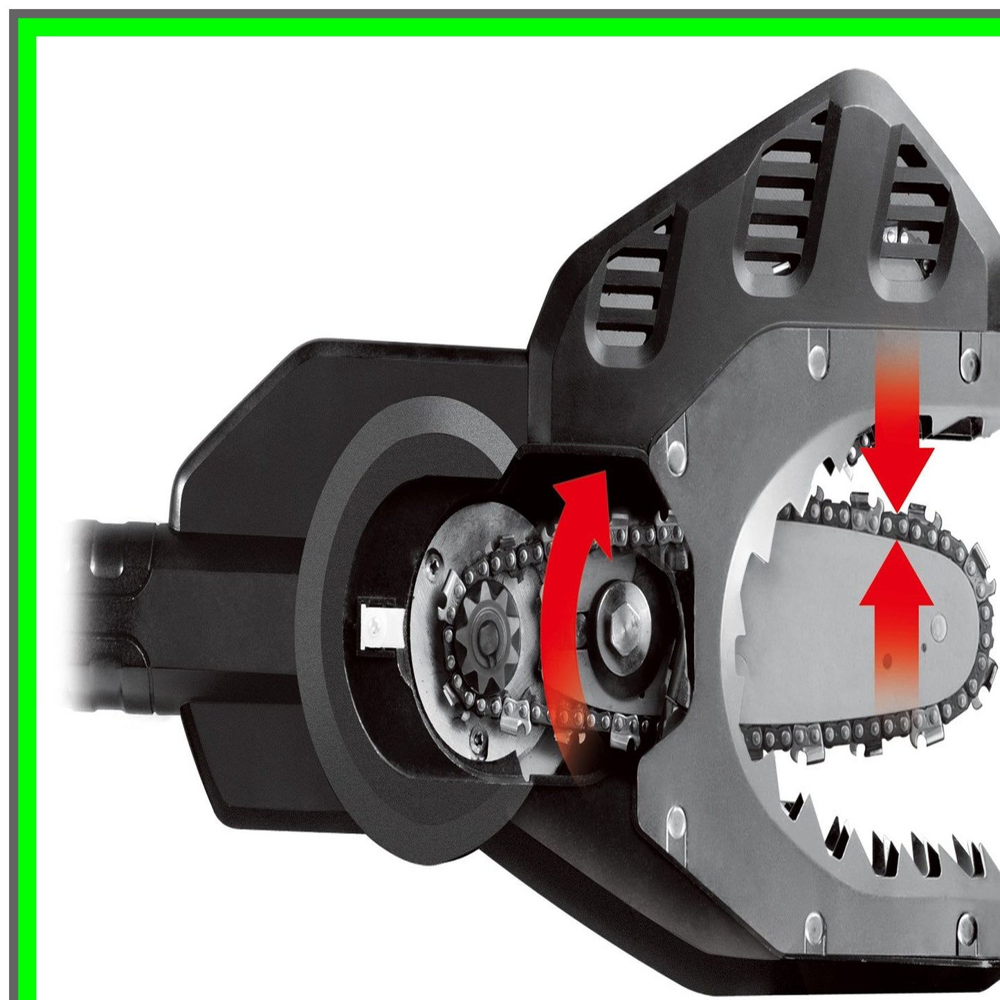 Compact 6-Inch JawSaw Chainsaw Bar for Efficient Cutting Power