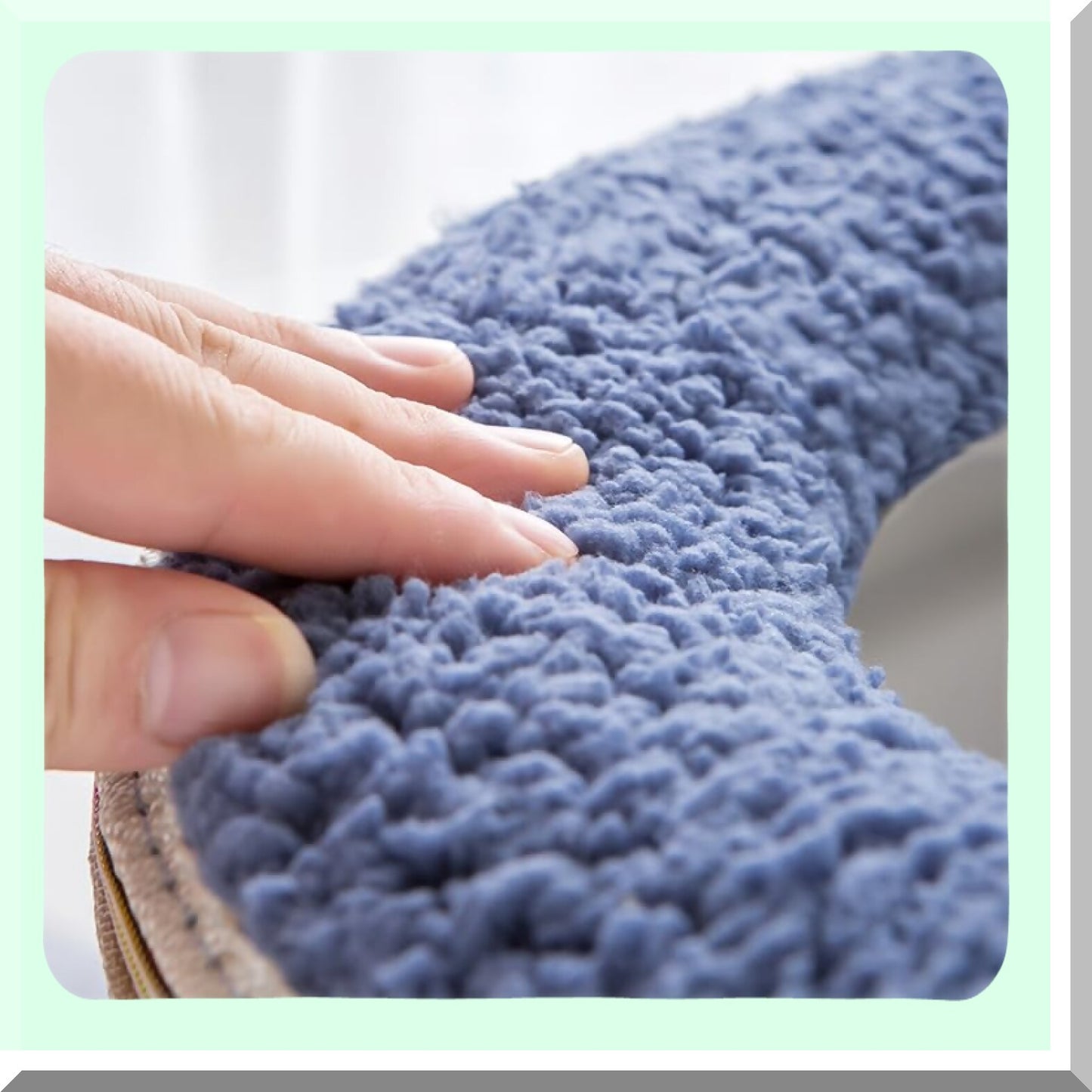 2Pcs Waterproof Toilet Seat Cushions with Loops