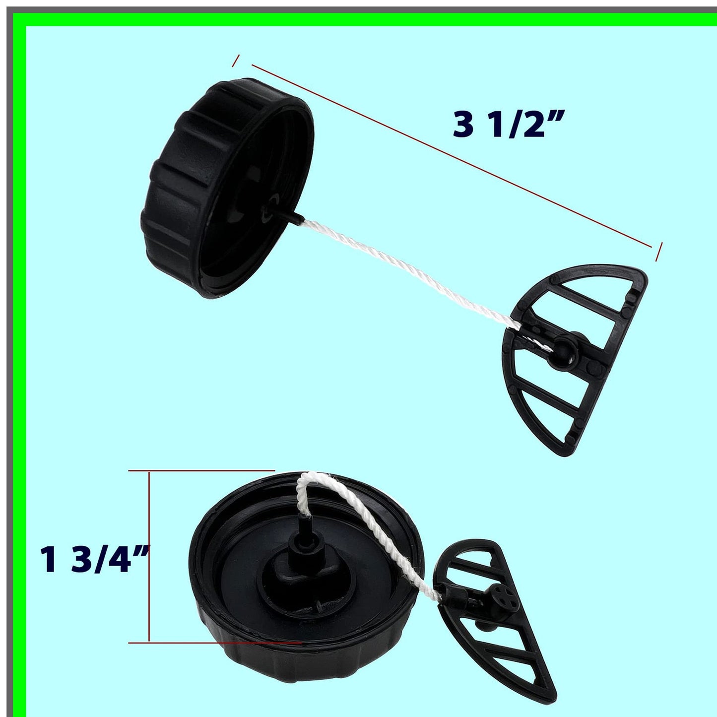 Fuel Tank Cap Replacement for STIHL Chainsaw Models 017 018 019T MS170 MS180