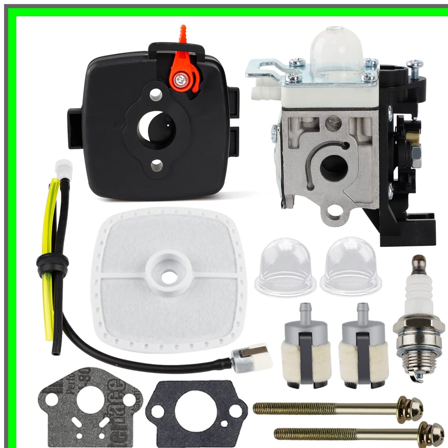 Trimmer Carburetor Air Cleaner Tune-Up Kit for SRM225 GT225 PE225 Parts
