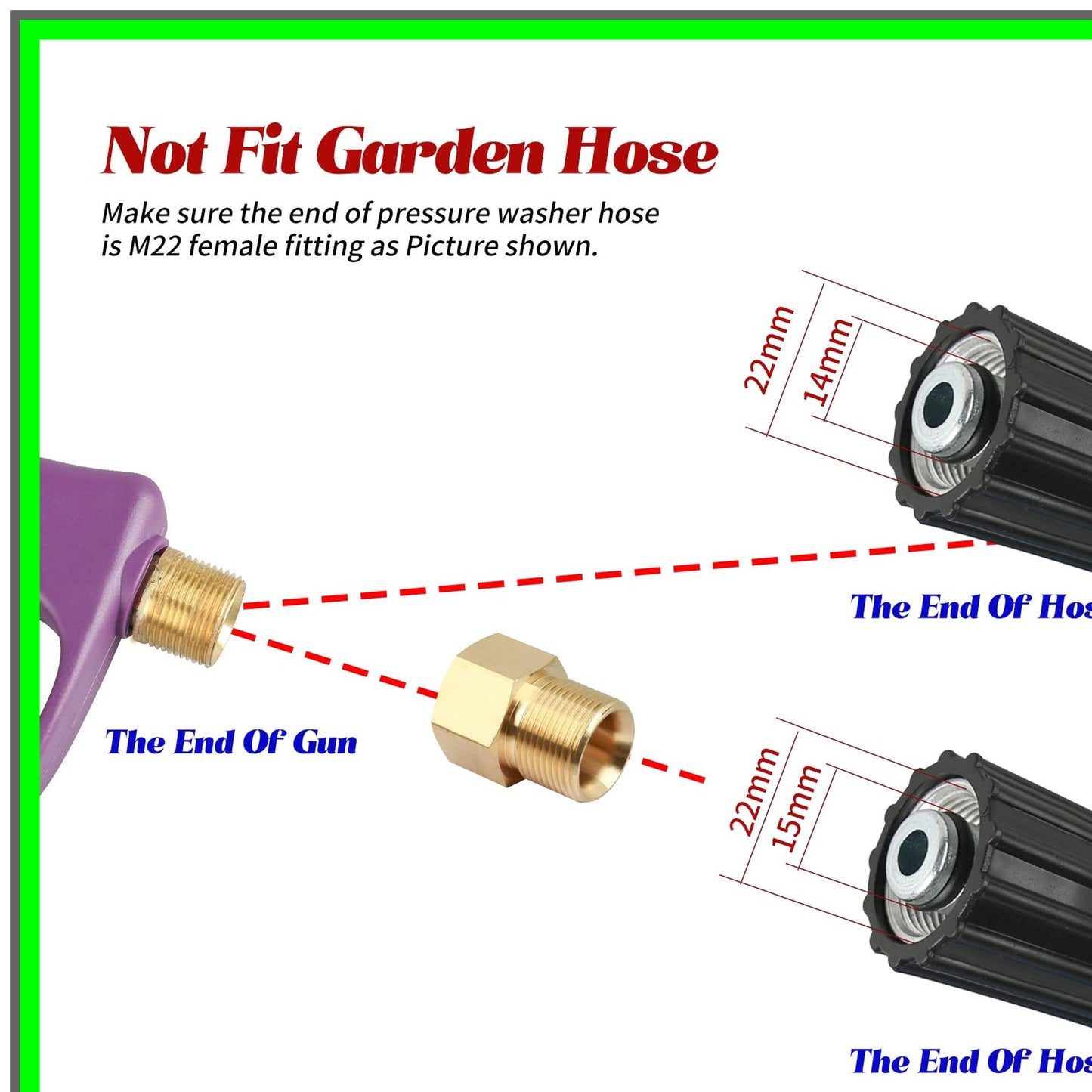 Foam Cannon Pro Kit for Pressure Washer with Gutter Cleaner Wand