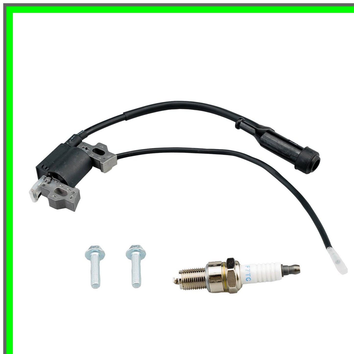 Honda Engine Ignition Coil and Spark Plug Kit for Go Karts and Generac