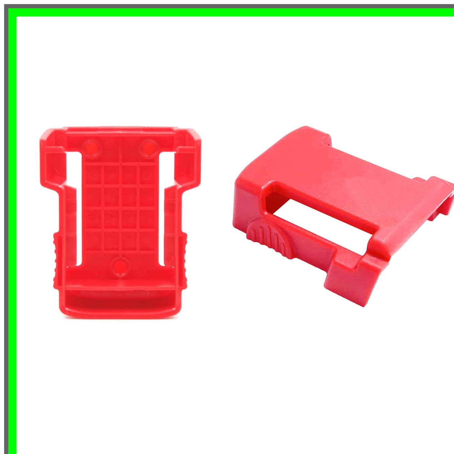 Milwaukee M18 Tool and Battery Holder Mounts Set - 20pcs Red Storage Solution