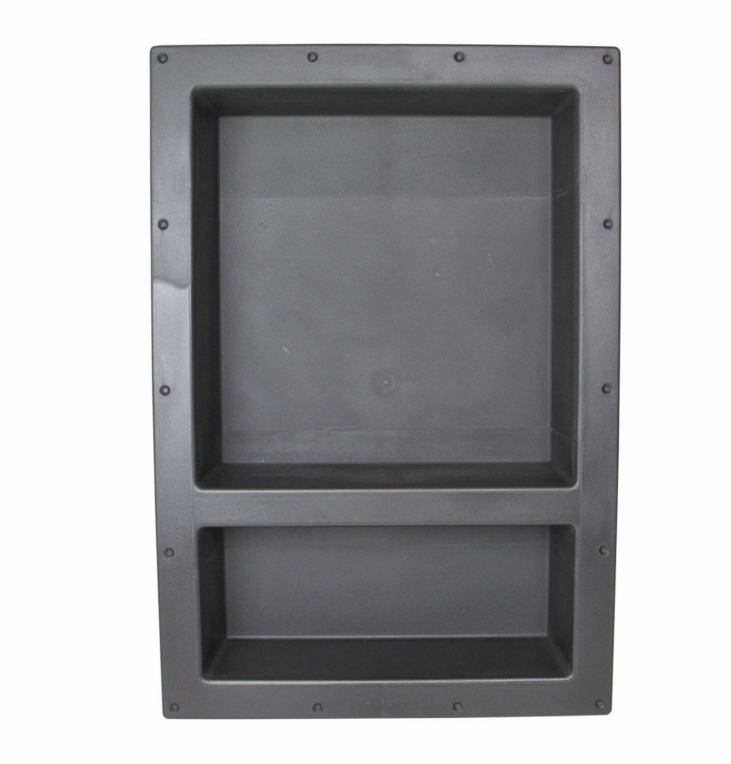 Over Mount Shower Niche 25x17 Black Waterproof Leak-Proof