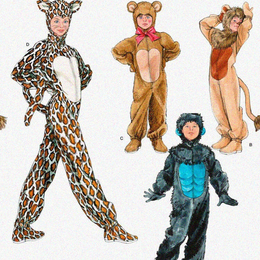 Animal Costume Sewing Patterns for Kids